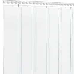 vidaXL Rideau de porte 200 mmx1,6 mm 10 m PVC