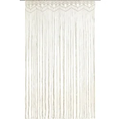 vidaXL Rideau en macramé 140x240 cm Coton