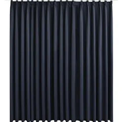 vidaXL Rideau occultant avec crochets 290x245 cm