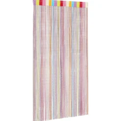 Décorations-vidaXL Rideaux à fils 2 pcs 100x250 cm Multicolore