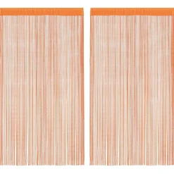 vidaXL Rideaux à fils 2 pcs 100x250 cm
