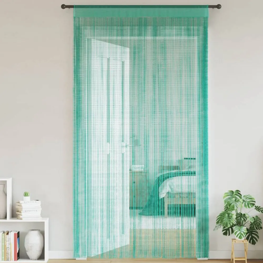 vidaXL Rideaux à fils 2 pcs 100x250 cm