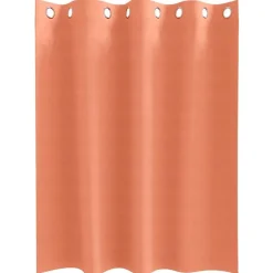Décorations-vidaXL Rideaux occultants avec anneaux 2 pcs Couleur terre cuite