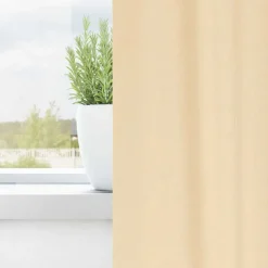 Décorations-vidaXL Rideaux occultants avec anneaux 2 pcs Crème 140 x 140 cm Cr&egrave;me