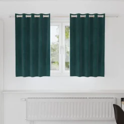 vidaXL Rideaux occultants 2 pcs 140 x 140 cm Velours
