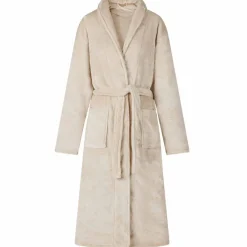Vêtements & Accessoires-vidaXL Robe de bain sans capuche s Flanelle Beige