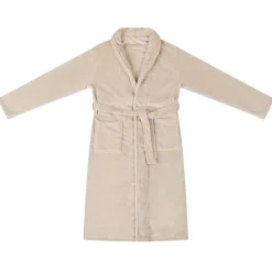 Vêtements & Accessoires-vidaXL Robe de bain sans capuche s Flanelle Beige