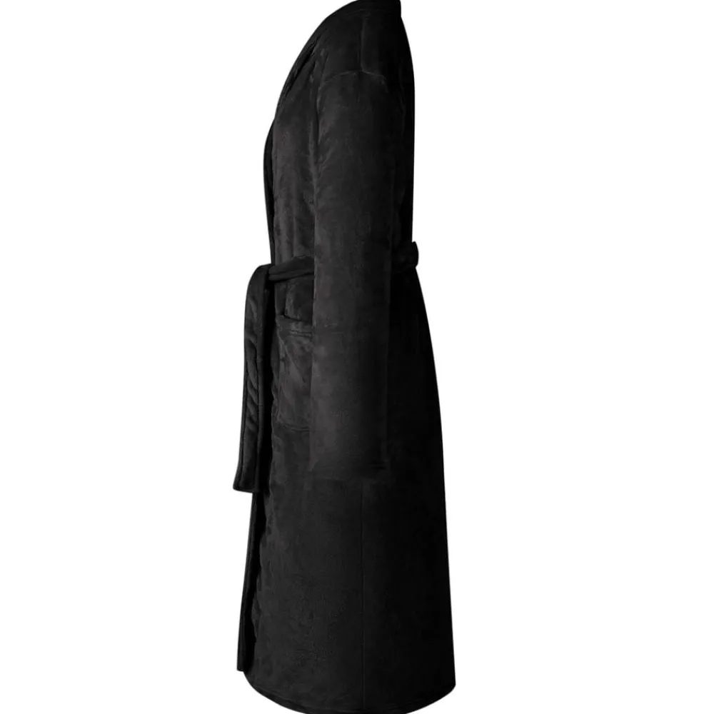 vidaXL Robe de bain sans capuche s Flanelle