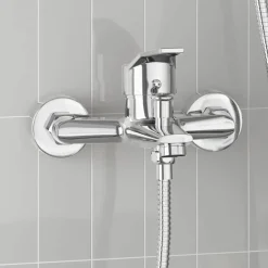 Plomberie-vidaXL Robinet de Douche Mixer G 1 / 2 pouces Chrome