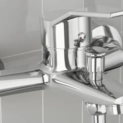 Plomberie-vidaXL Robinet de Douche Mixer G 1 / 2 pouces Chrome