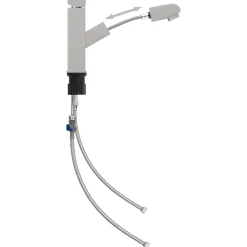 Plomberie-vidaXL Robinet de lavabo rétractable de bain é 157x172 mm Argent