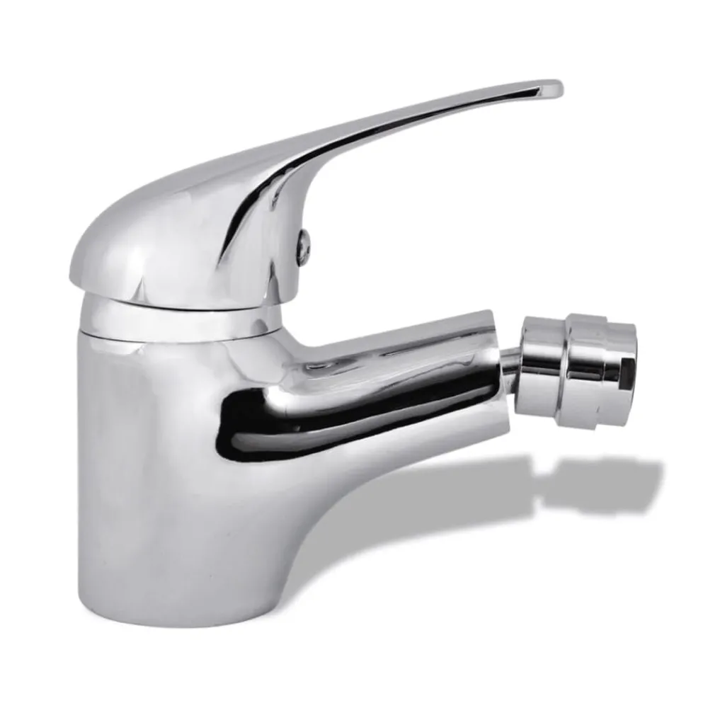 vidaXL Robinets de bidet 2 pcs Chrome