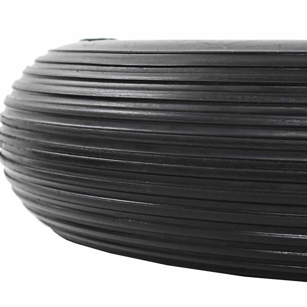 vidaXL Roue de brouette avec axe PU solide 4.00-8 390 mm