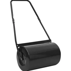 Pelouses & Jardins-vidaXL Rouleau à gazon 63 cm 50 L Noir