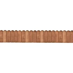 Clôtures & Barrières-vidaXL Rouleau de bordure 120 cm Bois de pin imprégné Marron