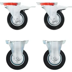Manutention De Matériaux-vidaXL Roulettes 4 pcs 100 mm