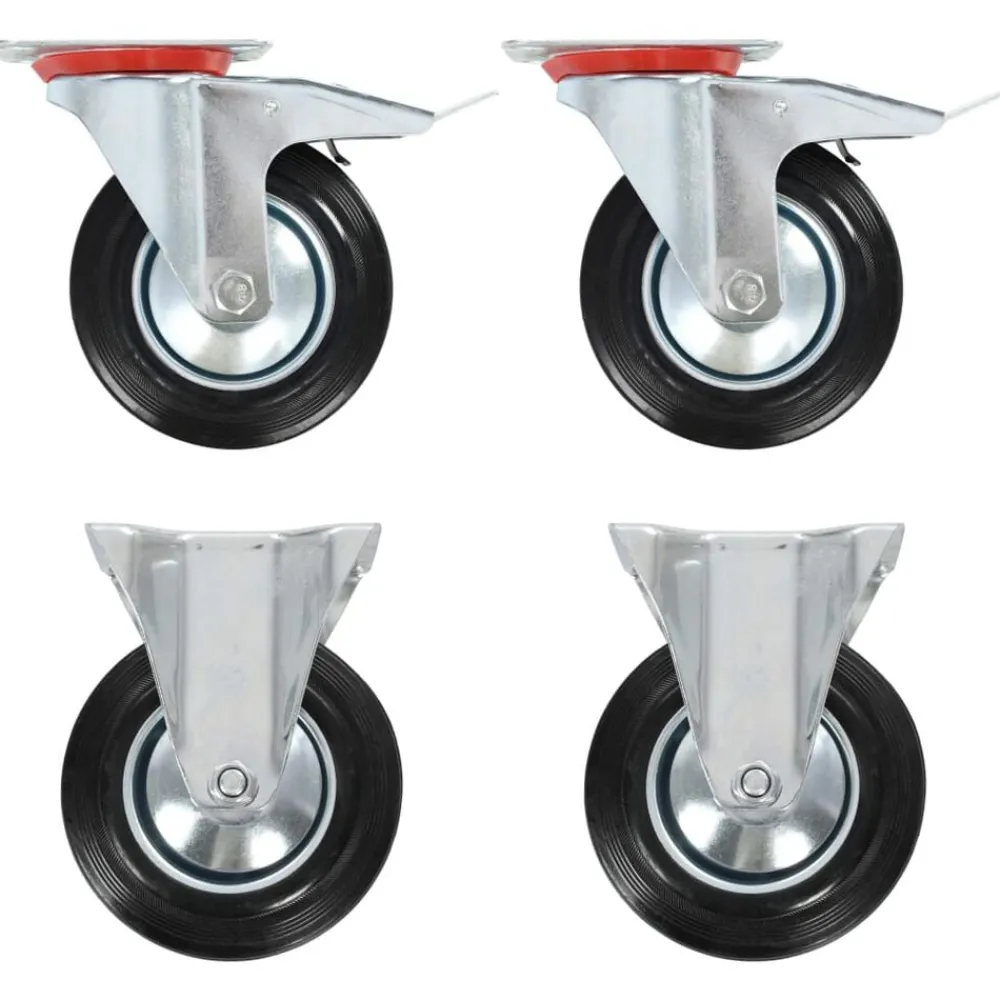 Manutention De Matériaux-vidaXL Roulettes 4 pcs 160 mm