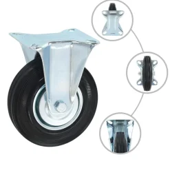 vidaXL Roulettes 4 pcs 125 mm