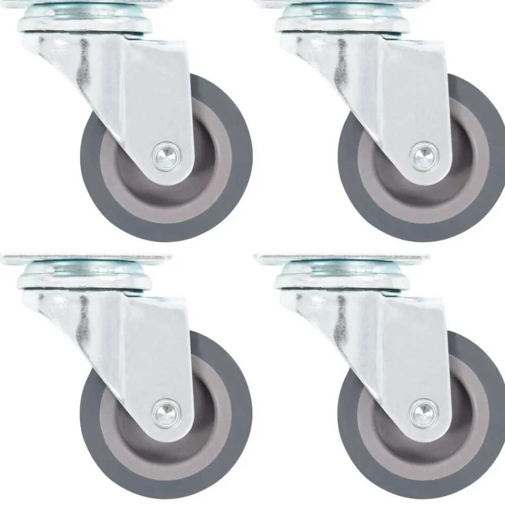 Manutention De Matériaux-vidaXL Roulettes pivotantes 4 pcs 50 mm
