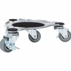 Accessoires De Quincaillerie-vidaXL Roulettes pour meubles 4 pièces avec élévateur 19 x 17,5 x 6 cm Acier 1000 kg
