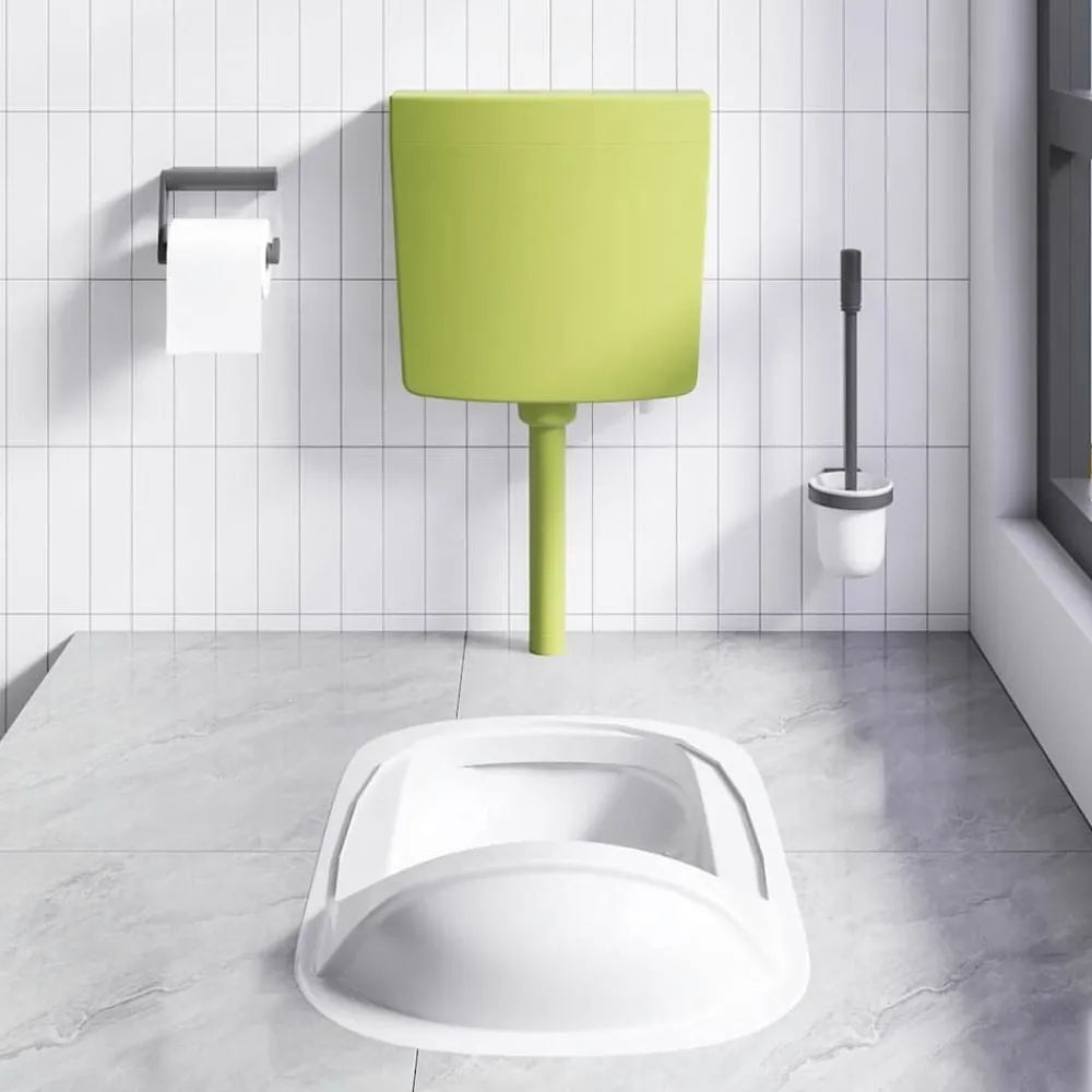 vidaXL Réservoir de toilette avec entrée d'eau inférieure 3/6 L
