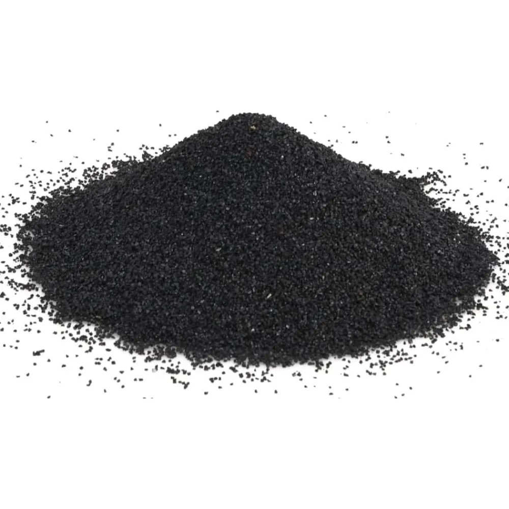 vidaXL Sable pour aquarium 25 kg noir 0,2-2 mm