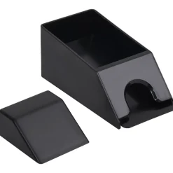 Jeux-vidaXL Sabot de cartes à jouer noir 2 jeux