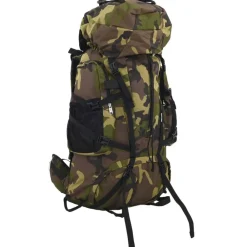 vidaXL Sac à dos de randonnée vert 60 L tissu oxford