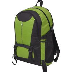 Bagages & Maroquinerie-vidaXL Sac à dos de randonnée 40 L noir et Vert