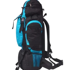 Bagages & Maroquinerie-vidaXL Sac à dos de randonnée XXL 75 L Noir et Bleu