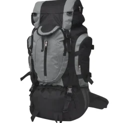 vidaXL Sac à dos de randonnée XXL 75 L noir et
