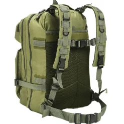 Bagages & Maroquinerie-vidaXL Sac à dos en style militaire 50 L Vert olive