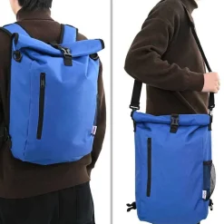 Loisirs De Plein Air-vidaXL Sac à vélo 31 x 13 x 58 cm Polyester Bleu