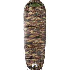 Loisirs De Plein Air-vidaXL Sac de couchage momie pour adultes camping 3 saisons Camouflage