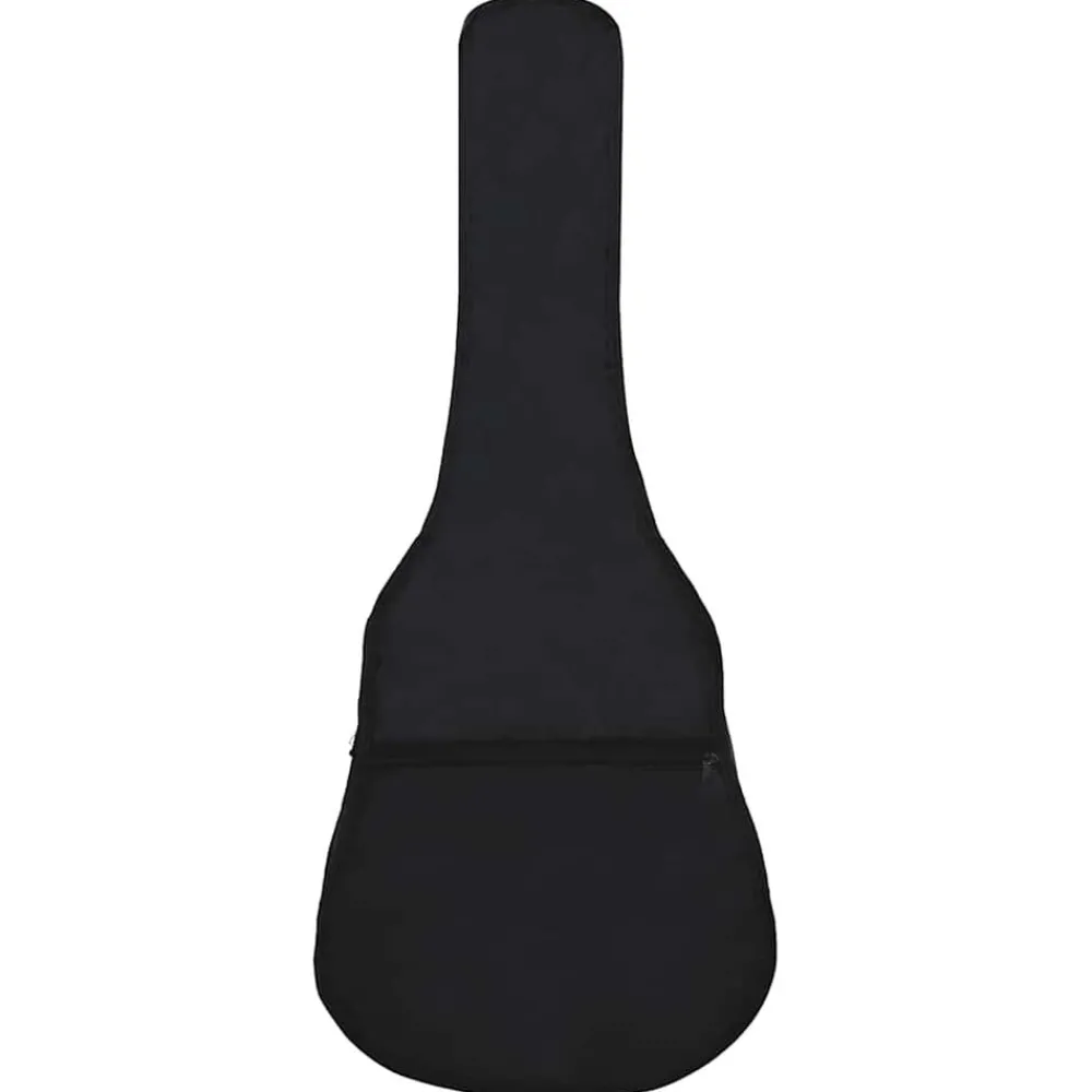 vidaXL Sac de guitare classique 4/4 (39") Noir 100x37 cm Tissu