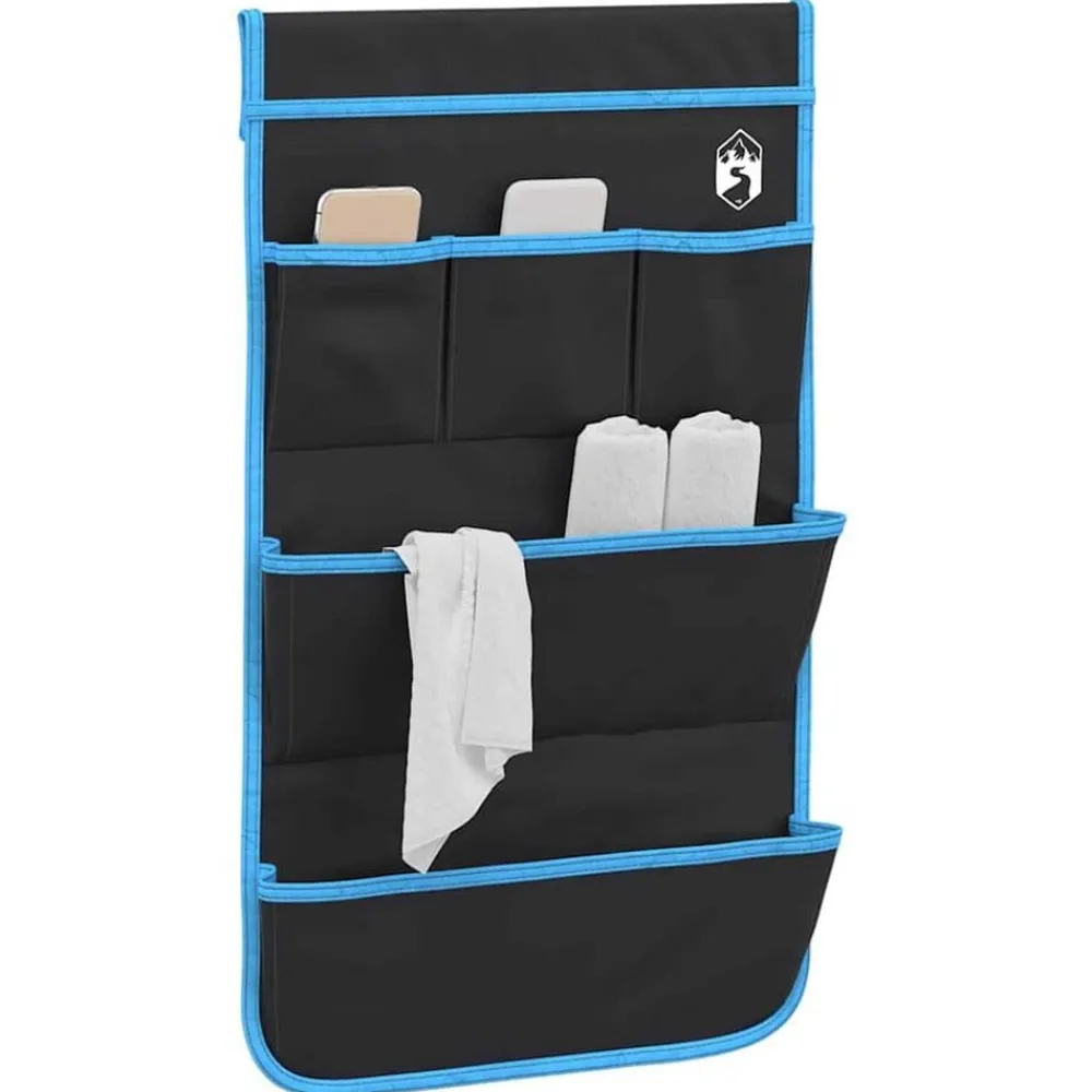 Loisirs De Plein Air-vidaXL Sac de rangement avec stockage Noir 66 x 40 cm oxford