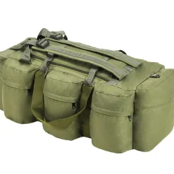 Bagages & Maroquinerie-vidaXL Sac de sport style militaire 3-en-1 45 L Vert olive