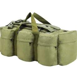 Bagages & Maroquinerie-vidaXL Sac de sport style militaire 3-en-1 45 L Vert olive