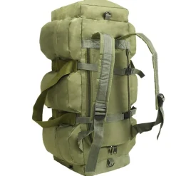 Bagages & Maroquinerie-vidaXL Sac de sport style militaire 3-en-1 45 L Vert olive