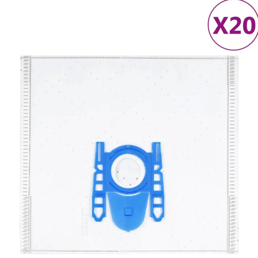 vidaXL Sacs d’aspirateur pour Bosch/Siemens DEFGH 20 pcs