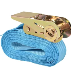 Accessoires De Quincaillerie-vidaXL Sangle d’arrimage 4 pcs 0,8 tonne 6 m x 25 mm Bleu