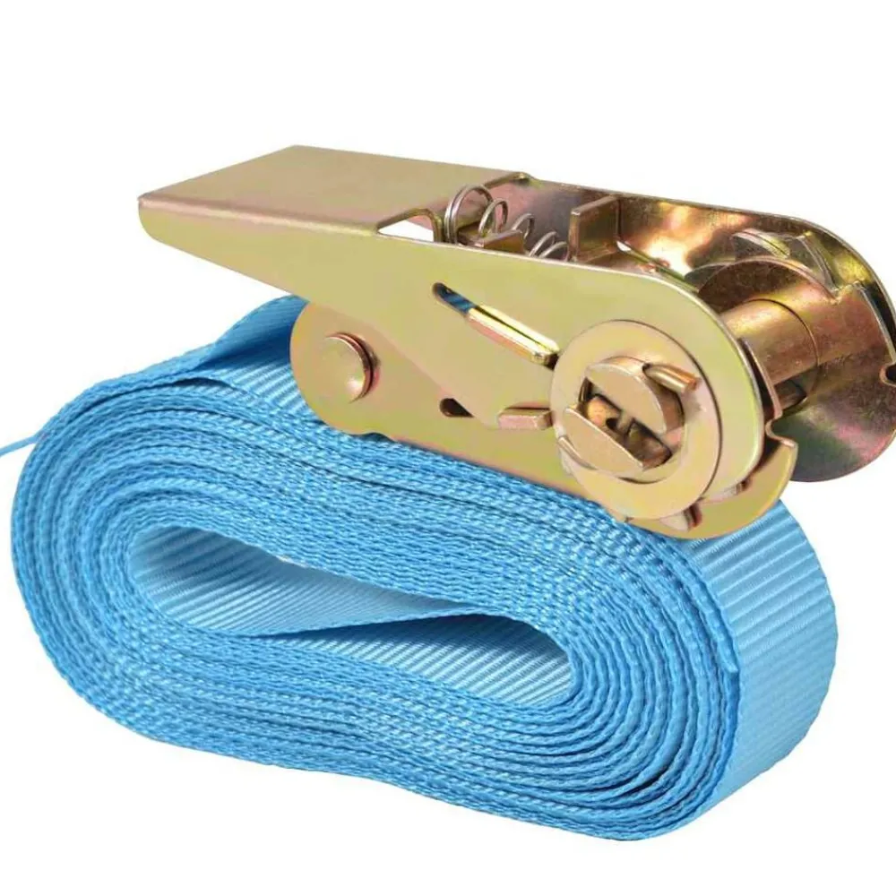 Accessoires De Quincaillerie-vidaXL Sangle d’arrimage 4 pcs 0,8 tonne 6 m x 25 mm Bleu