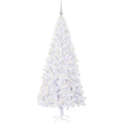 vidaXL Sapin de Noël artificiel avec 300 LED 180 cm PVC et Acier