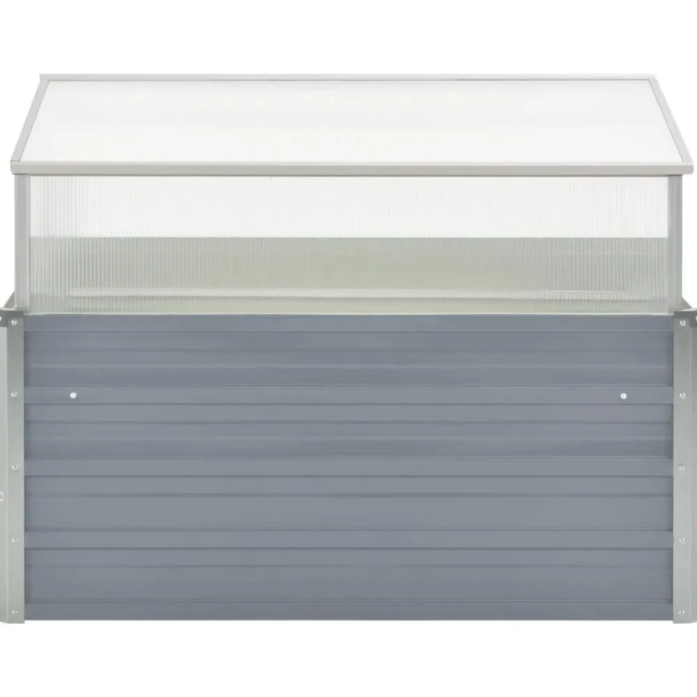 vidaXL Serre 100 x 100 x 85 cm e Acier galvanisé