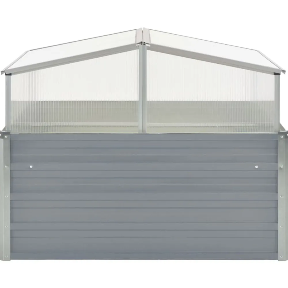 vidaXL Serre 100 x 100 x 85 cm e Acier galvanisé