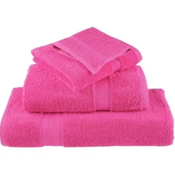 Linge-vidaXL Serviette Invité SOLUND 2 pcs 15 x 21 cm 550 gsm Rose