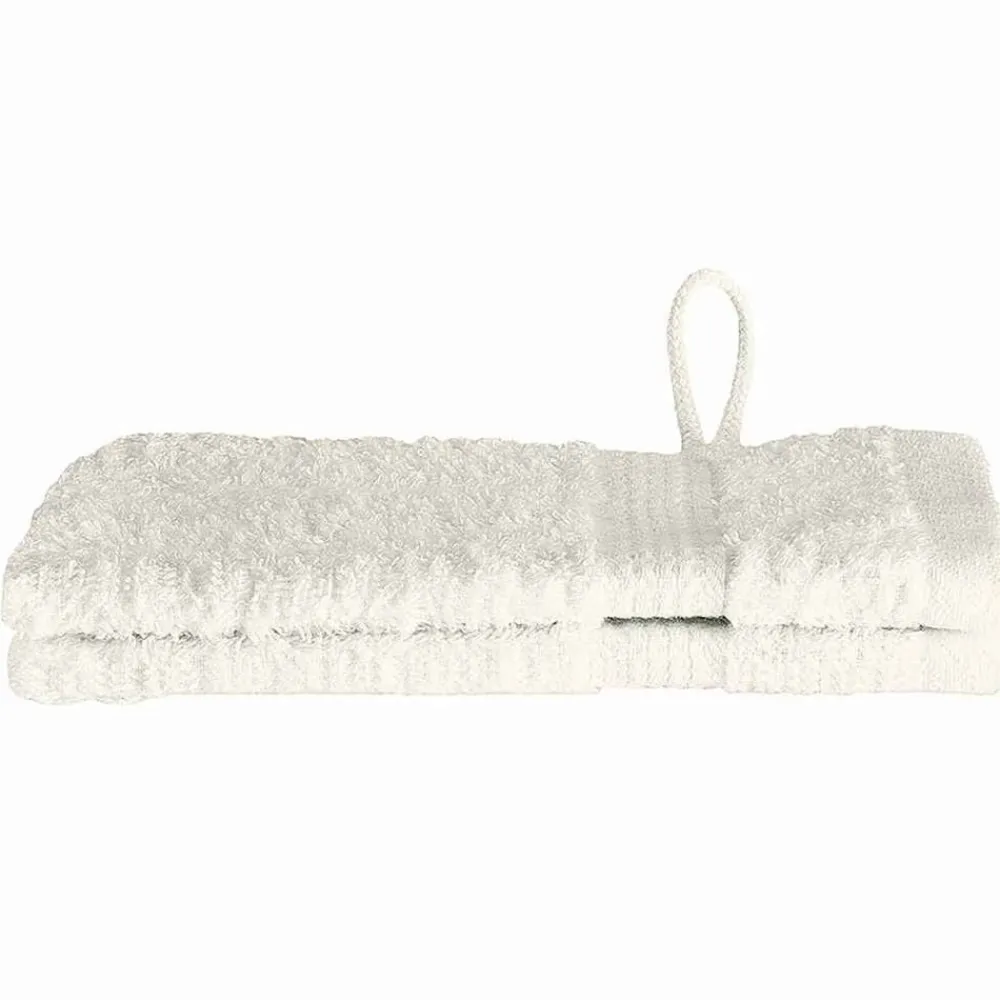 Linge-vidaXL Serviette Invité SOLUND 2 pcs Crème 15 x 21 cm 550 gsm Crème