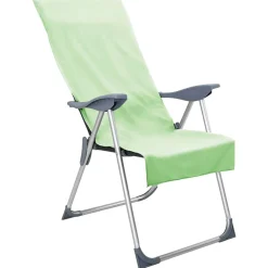 Linge-vidaXL Serviettes de chaise d'extérieur 2 pcs 130 x 60 cm Vert