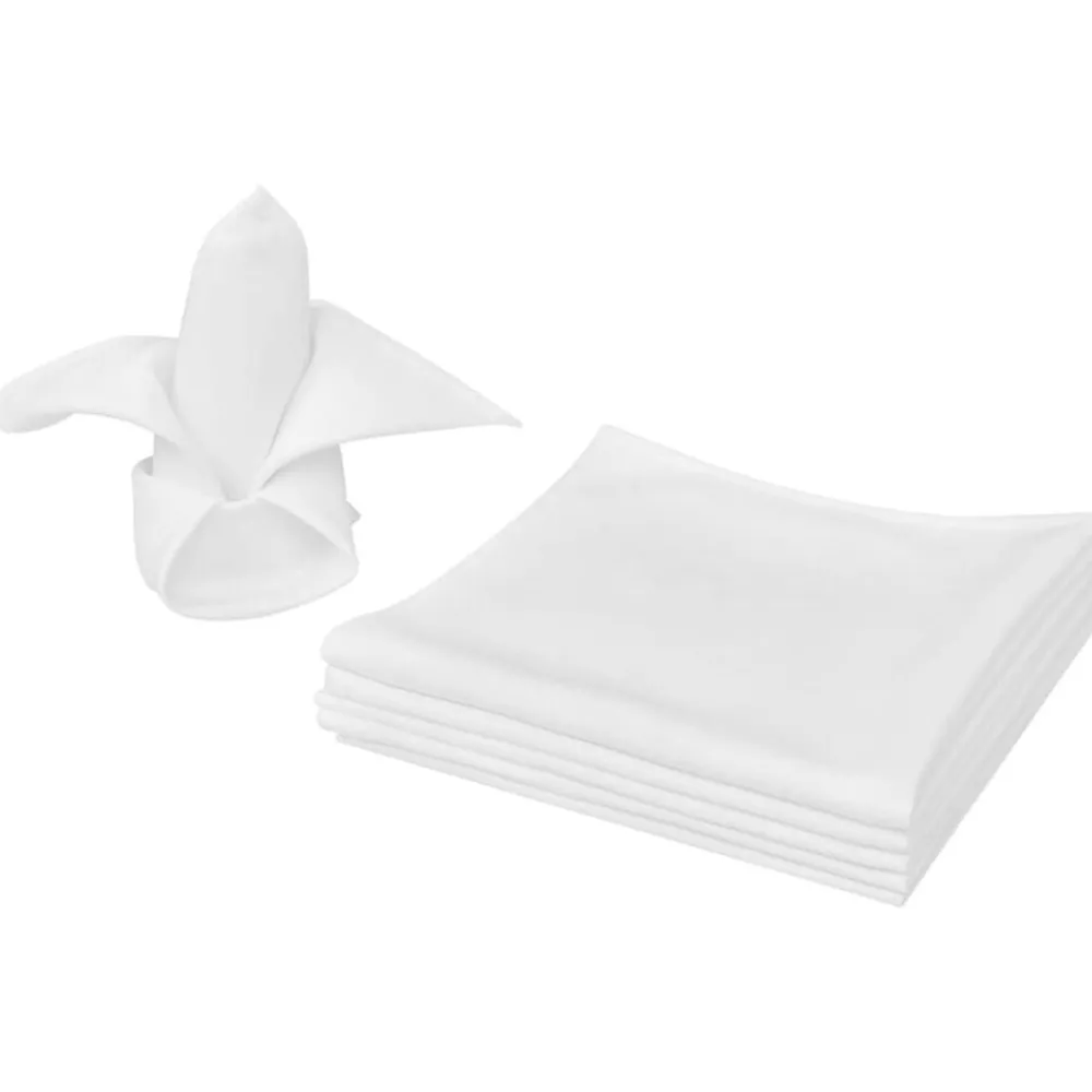 vidaXL Serviettes de table 10 pcs 50x50 cm