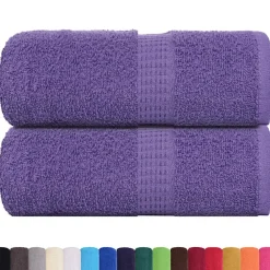 vidaXL Serviettes de visage FROGN 2 pcs 30x30 cm 360 g/m²